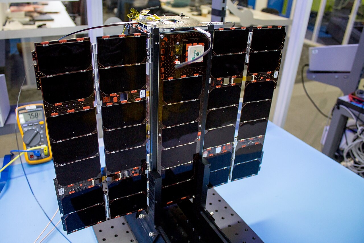 File photo: File photograph of Kepler's KIPP demonstration satellite in an engineering laboratory. Illustrative context; not a photograph of the reported event.
